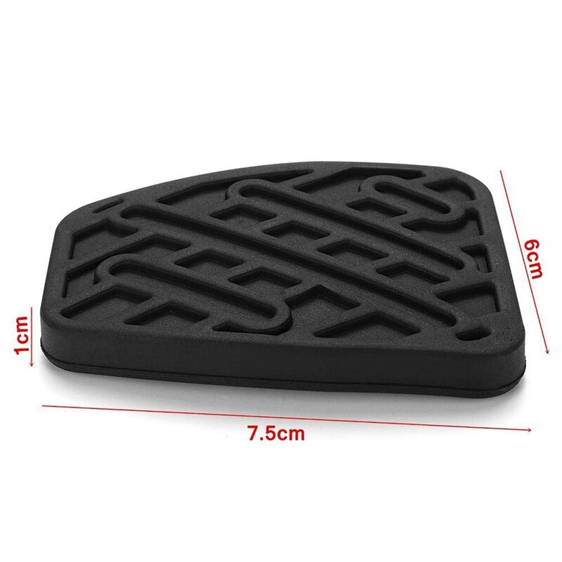 Pair Of Brake And Clutch Pedal Pad Rubber Cover For Nissan Qashqai 46531Jd00A (Manual)