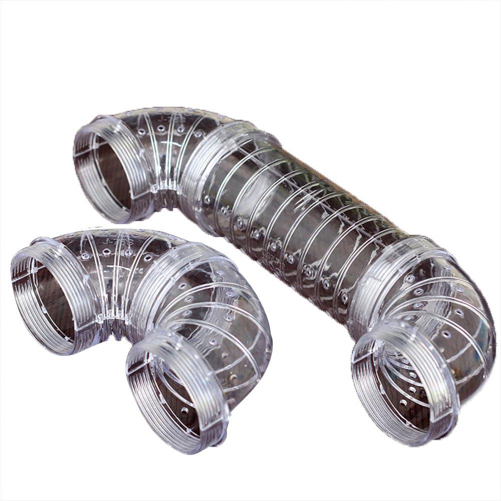 Pet tunnel toy diy bur eksternt tilkoblingstilbehør for hamster: 2 albuer 1 rett
