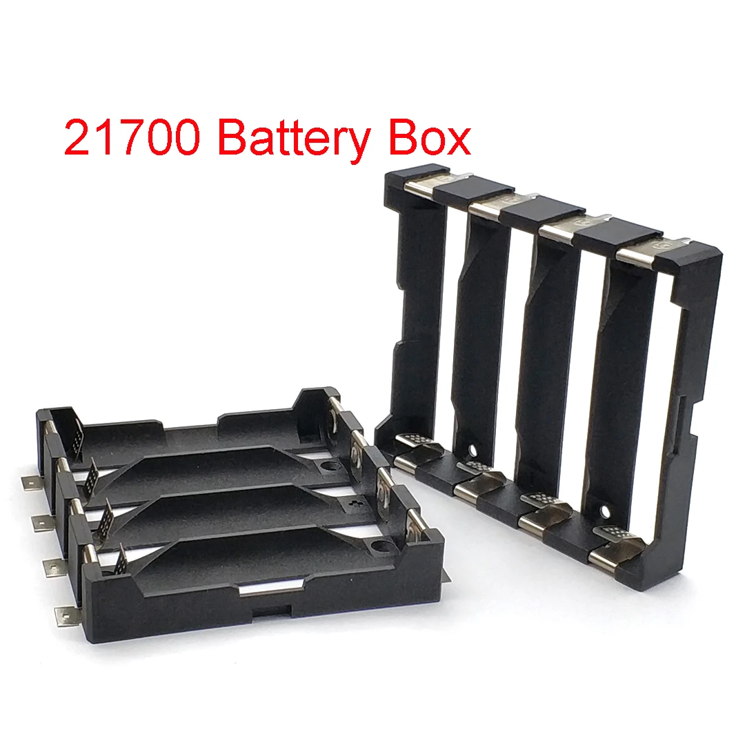 4 x 21700 Battery Holder SMT SMD THM Battery Box 21700 Storage Box 4S 21700 Battery Case