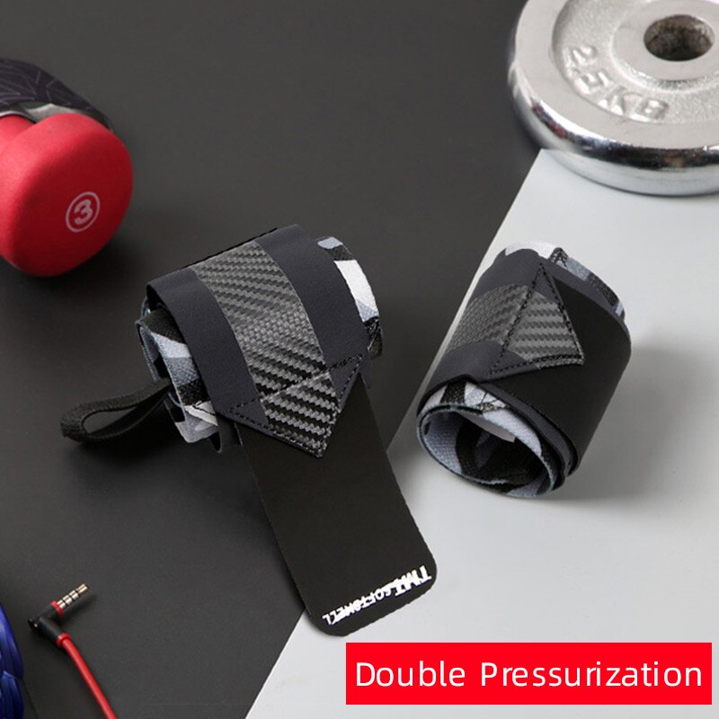 TMT-muñequeras deportivas para entrenamiento, mancuernas, equipo de gimnasio, pesas, envolturas de soporte para muñeca, protector para Crossfit, túnel carpiano: Carbon Grain