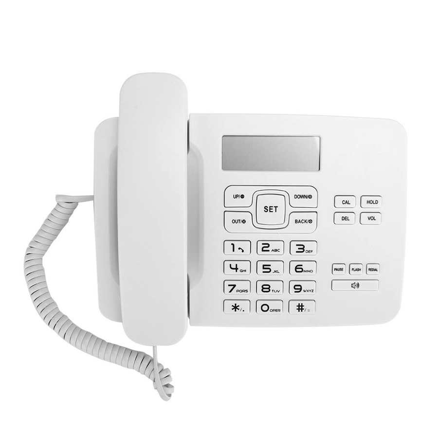 KX-T7001 kabelgebunden Telefon mit Anrufer Ich würde FSK/DTMF Dual System Kalender LCD Anzeige Für Heimat Sekretariat Schreibtisch festnetz telefon