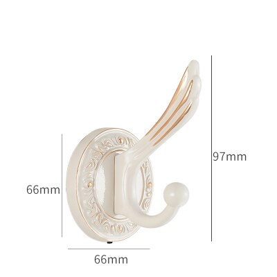 Europese Kleding Cap Enkele Haak Muur Opknoping Muur Schoen Kast Badkamer Keuken Muur Haken Enkele Hardware Metal Chrome Haak: HK9011