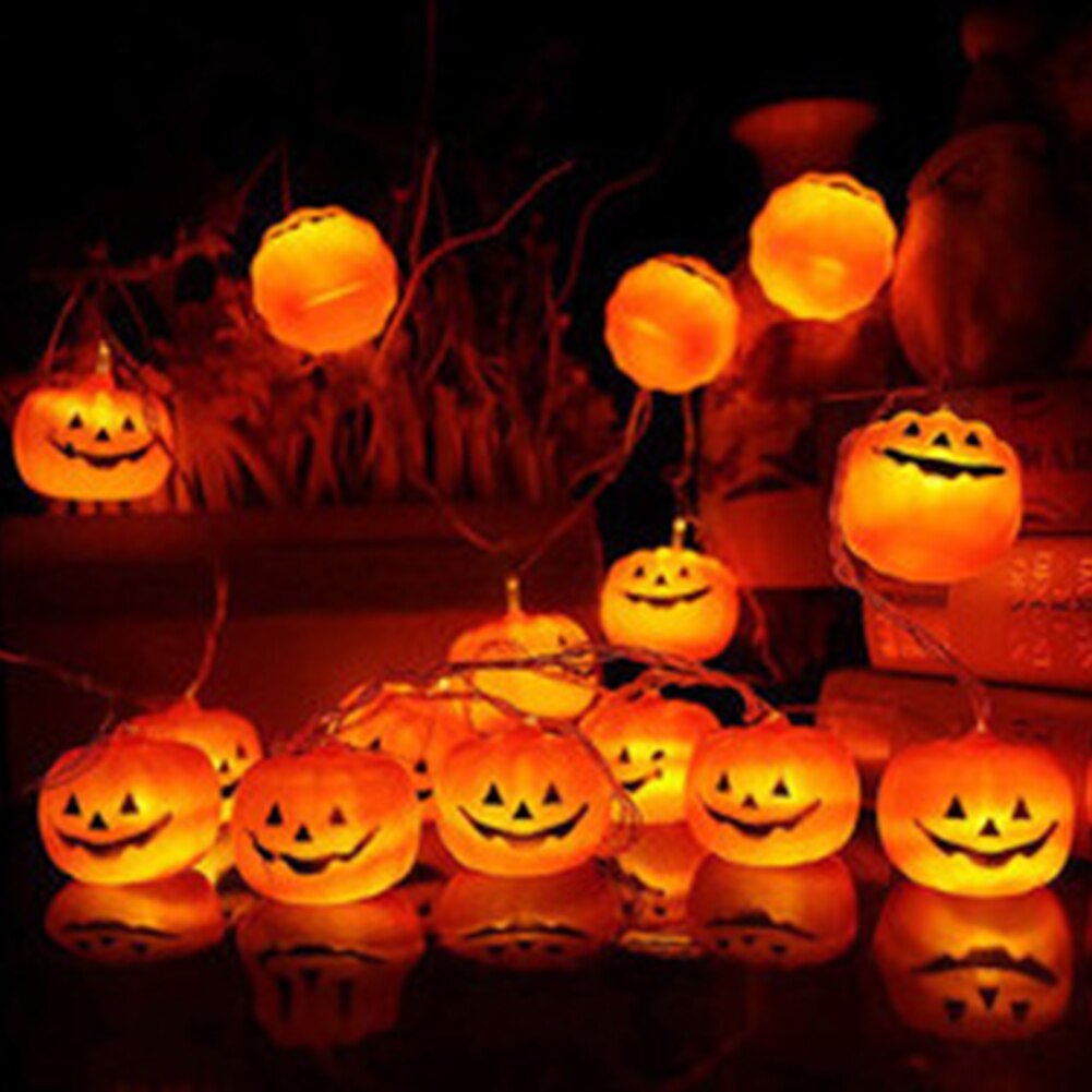 Jardin extérieur décor à la maison Led saisonnier éclairage fil fête à piles Halloween lumières nuit lampe tenture murale