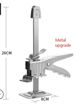 Labor-saving Arm Door Use Board Lifter Cabinet Jack Multifunctional Plaster Sheet Repair Anti Slip Hand Tool Herramientas: E