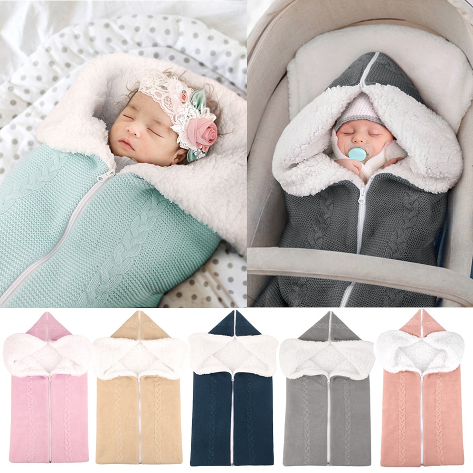 Saco de dormir macio, quente, fofo, de desenho animado, roupa de algodão, cobertor macio, infantil, meninos, meninas, envelope para crianças, presente