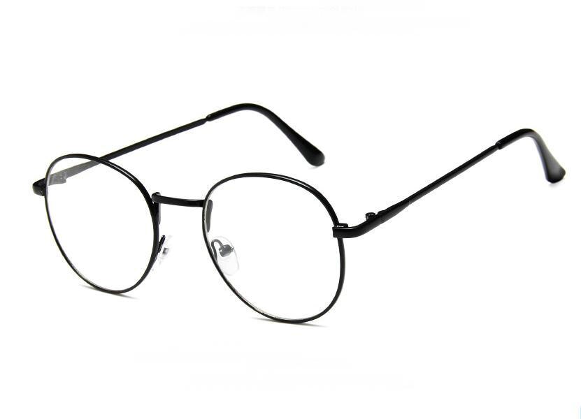 Acetate Glasses Frame Women Round Prescription Eyeglasses Ultralight Myopia Circle Eye Glasses Frame: 1