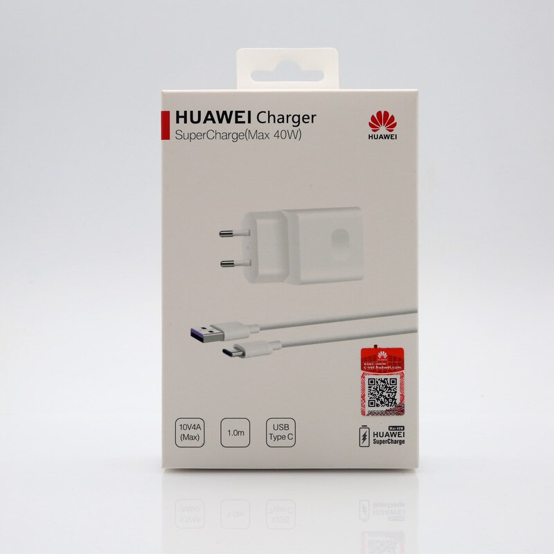 Original da ue carregador rápido huawei p30 pro, 40w carga rápida, cabo usb tipo c 5a, para p30 p40 pro companheiro 20 30 pro nova 5t p20