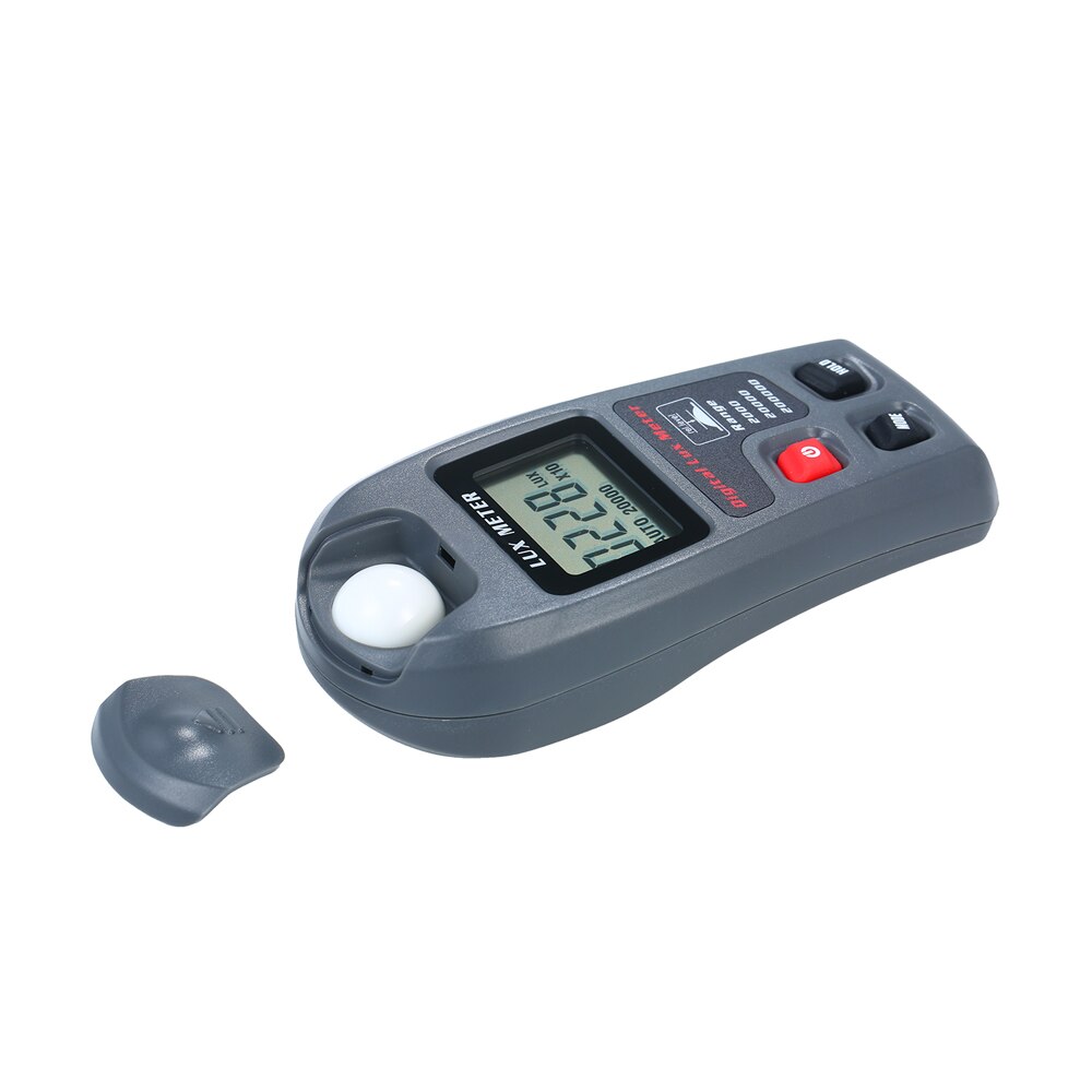 Light Meter Digital Illuminance Meter 0.1-200,000Lux 4 Switchable Ranges Portable Illuminometer Handheld Lux Meter LCD Screen