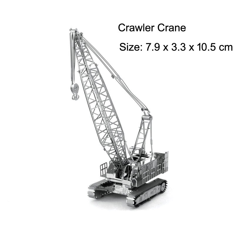 Incantesimo d'amore 3D In Metallo Assemblato Modello FAI DA TE Educational Puzzle Di Ingegneria Del Veicolo Lungo Naso COE Camion Loader Gru: Crane