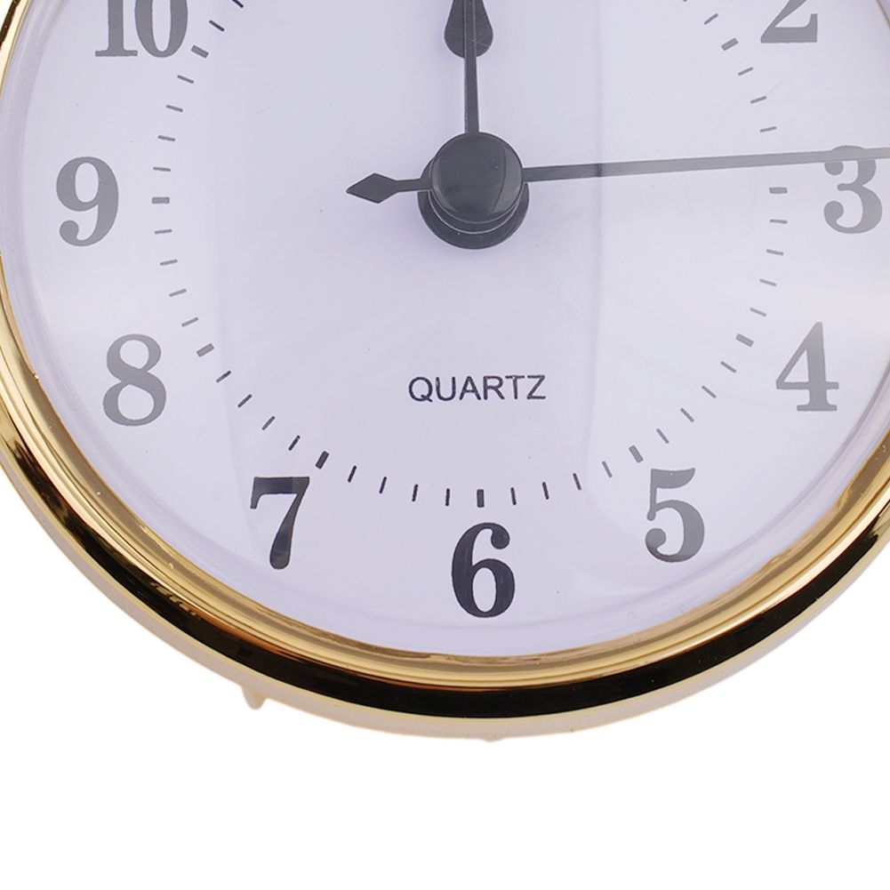 80 mm Quarzuhr-Einsätze, klassische Uhr, Handwerk, Quarzwerk, runde Uhren, Kopfeinsatz, römische arabische Ziffern