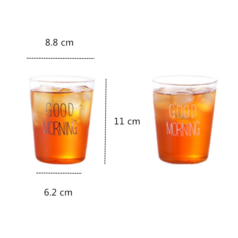 Transparente de Alta Borosilicato Vidro Juic Xícara de Leite Café Café Da Manhã Caneca Festa Cocktail Copo de Vinho Copo de Chá de Água do Agregado Familiar