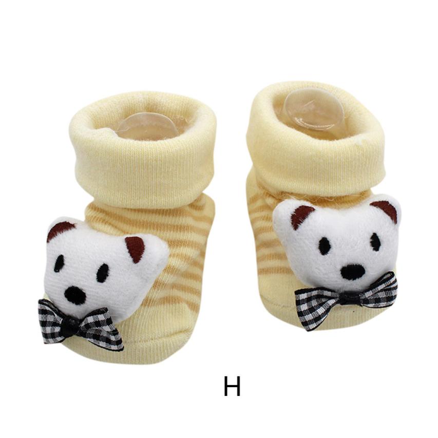TELOTUNY Cartoon Baby Meisjes Jongens Antislip Slipper Schoenen Laarzen Leuke Roze Aardbei Casual Stijl Katoen Z0828: H