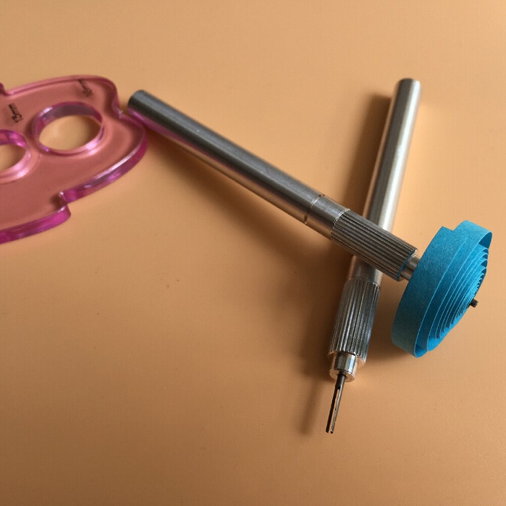 Käsintehty paperi askartelu urapaperi quilling rullakynä tee itse quilling paperi metalli työkalu päällä