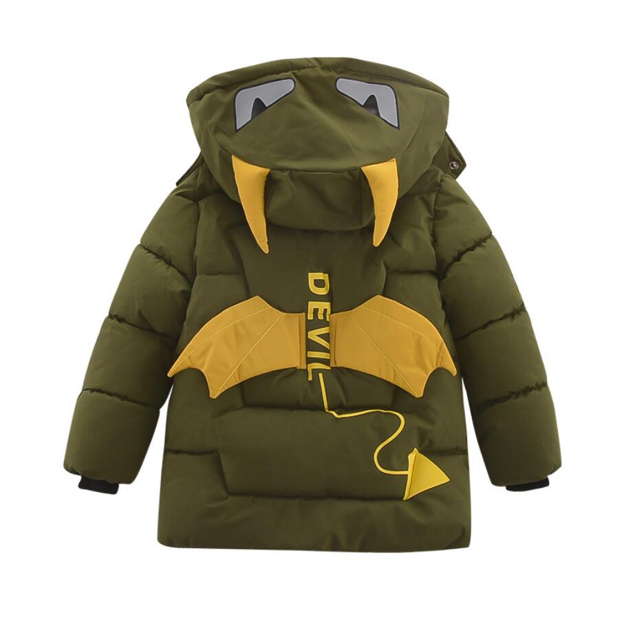 Baby Down Katoen Gewatteerde Jas Kids Warm Winter Kleding 3 4 5 6 7 Jaar Kinderen Overjas & Jassen sneeuw Wear Jongens Parka Snowsuit