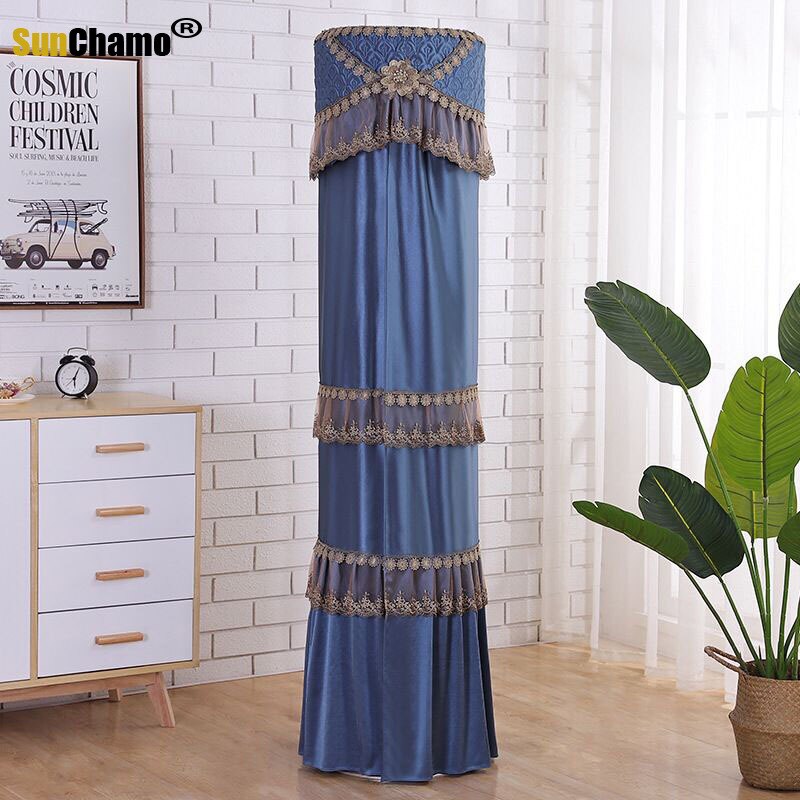 Vertical Cylindrical All-inclusive Air Conditioner Cover Cabinet Cover Greemei Oaks Living Room Round Dust Cover Does Not Take