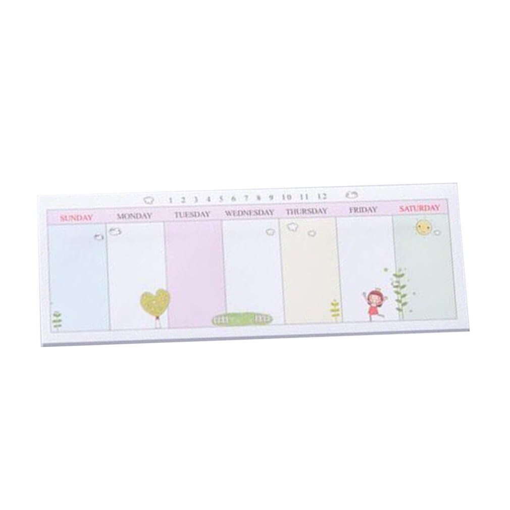 Unique Cartoon Memo Pad Bookmarks Notes Index Posted It Weekly Planner Stationery School Supplies