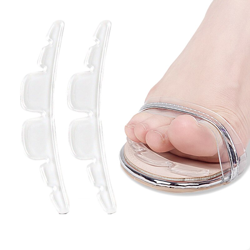 Antislip Siliconen Stickers Pads Voor Vrouwen Hoge Hakken Flip Flop Sandalen Stop Slip Inlegzolen Voor Schoenen Gel Voorvoet inserts Voet Pad: Anti-Skid Style 2