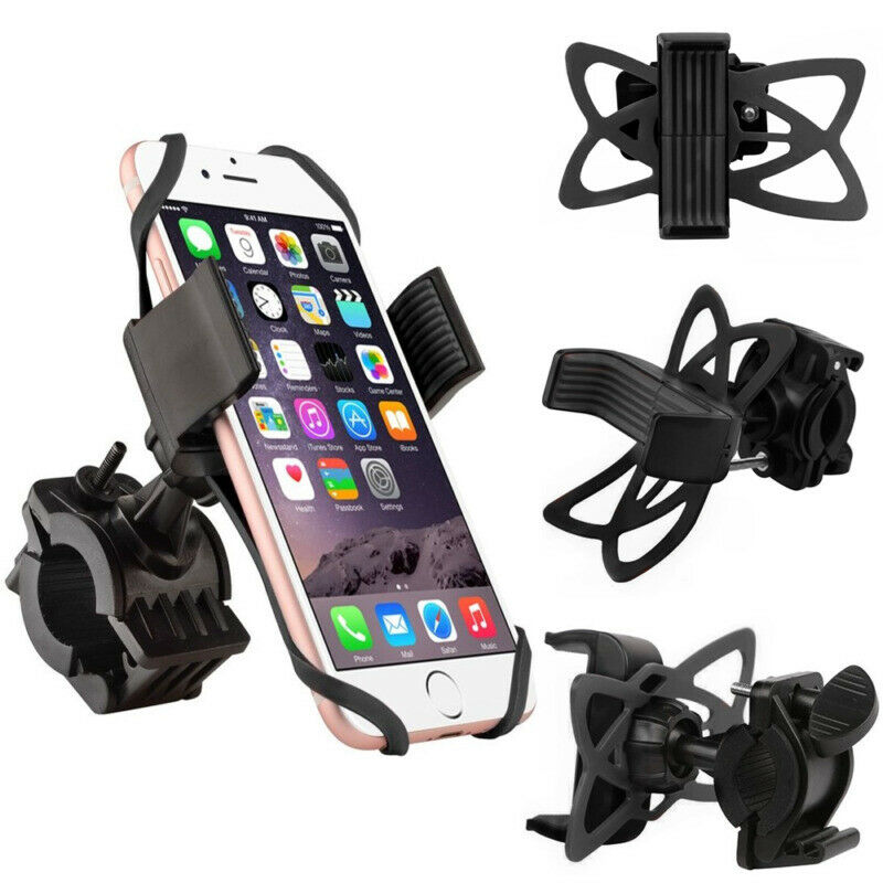 360° Motorcycle Bike Bicycle Handlebar Mount Holder For Mobile Phone Samsung Stand Cell Phone GPS Brackets Motor Accessories