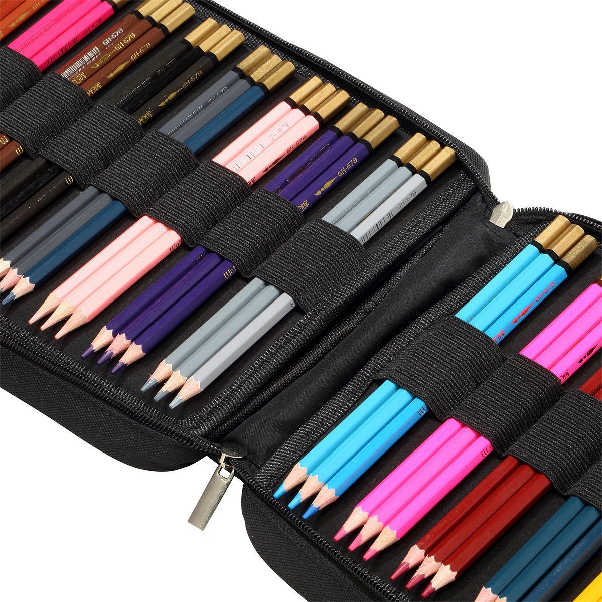 150 Slots Colored Pencils Universal Pencil Bag Pen Case School Stationery PencilCase Drawing Painting Storage Pouch Pencil Box