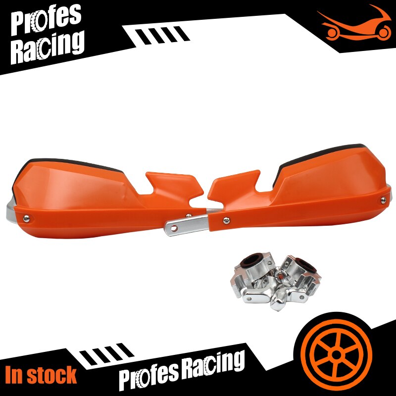 Motorcycle Universal 22/28MM Hand Guards Dirt Bike Handguards for ATV Quad CR CRF YZF KXF RMZ BSE Pit Bike Racing Hand Guard: Orange