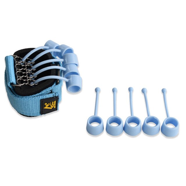 20/40/60lbs Vinger Flexie Trainer Revalidatie Abduction Rally Stretching Yoga Fitness Oefening Apparatuur Vinger Hand Grips: Blauw