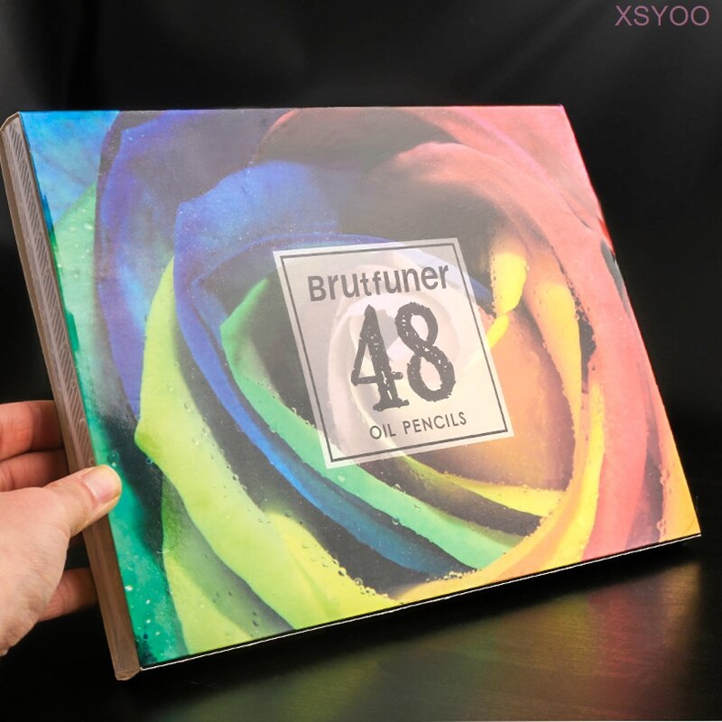 Brutfuner 12/48/72/120/160/180/260 Colors Oil Colored Pencils Set Drawing Sketch Colour Pencil For School Student Art Supplies: 48 Colors Set