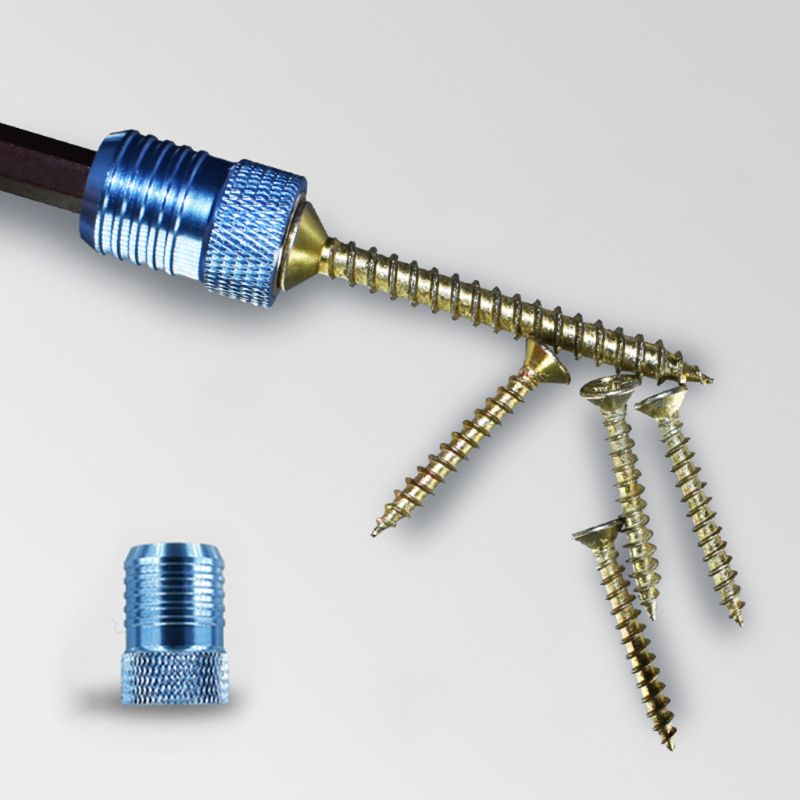 1pc magnetiske ring metal stærk magnetizer skrue positionerende skruetrækker bits til salg