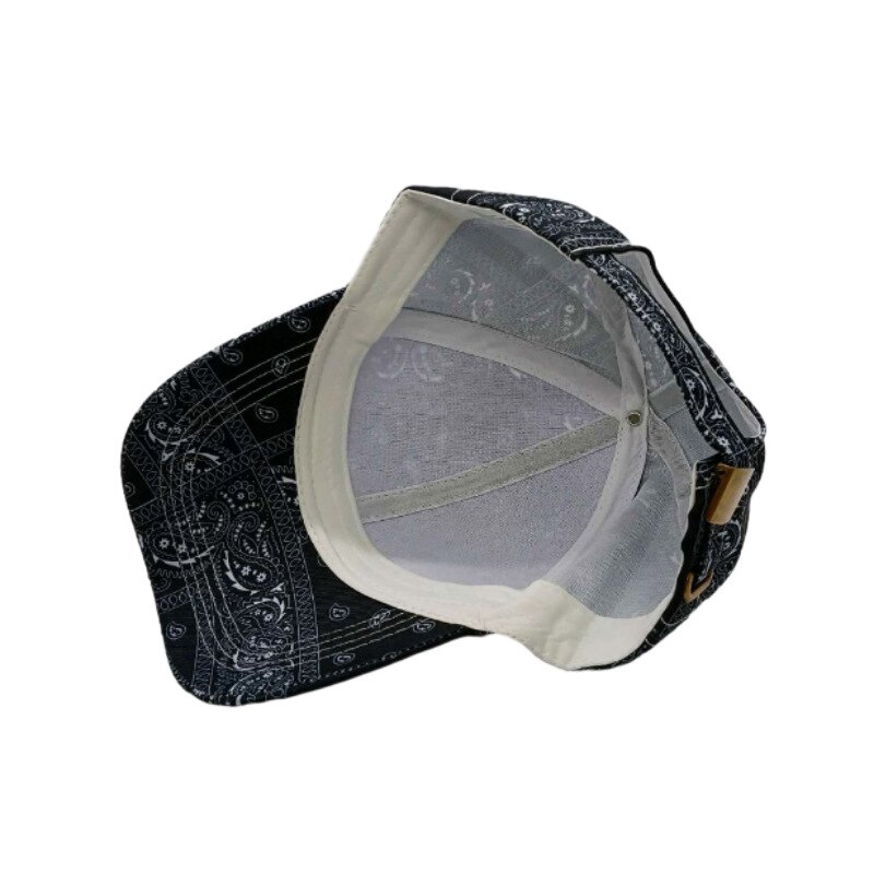 Baseballkappe mit cashew-blumenmuster aus reiner baumwolle, ganzjahres-stretchkappe, schlichter retro-sonnenschutz, lässiger hut für outdoor-aktivitäten, ideal für den alltag.