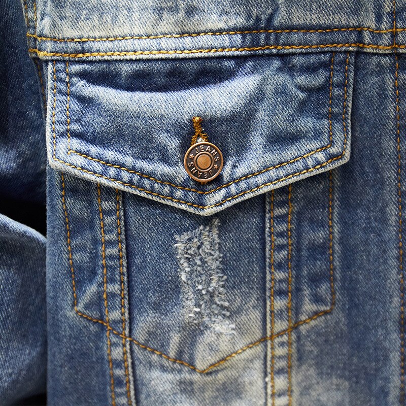 Roupas masculinas sping e outono streetwear denim jaqueta oversize moda tendência bonito algodão jean casaco masculino superior de alta qualidade