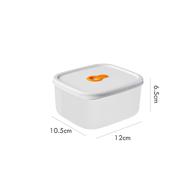 Refrigerator Sealed Fresh-Keeping Box Fruit Meat Freezing Organizer Cans Kitchen Plastic Food Storage Case Container Lunch Box: Blue