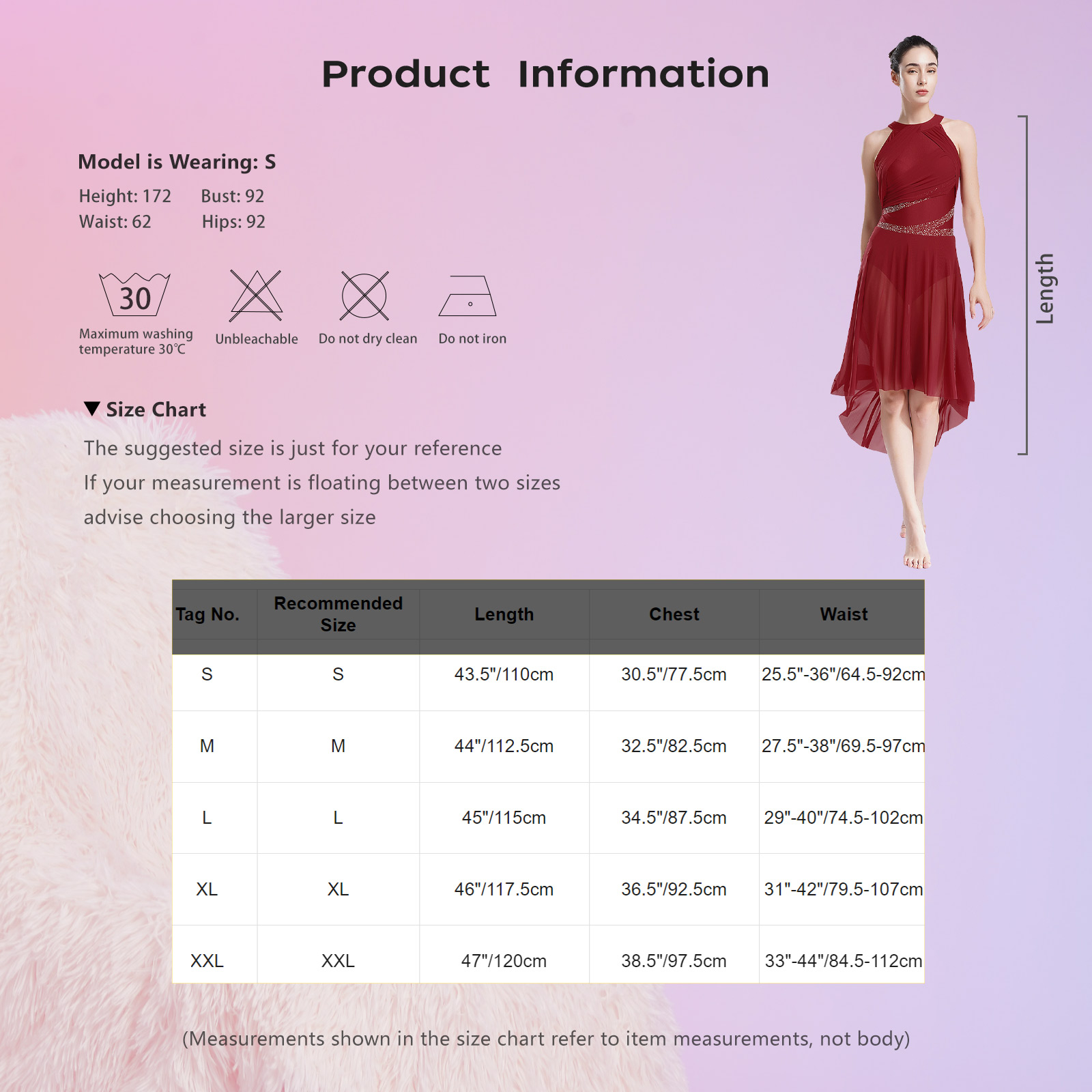Womens Modern Lyrical Dance Dress High-Low Tulle Rhinestone Ballet Gymnastics Leotards Figure Skating Performance Costume