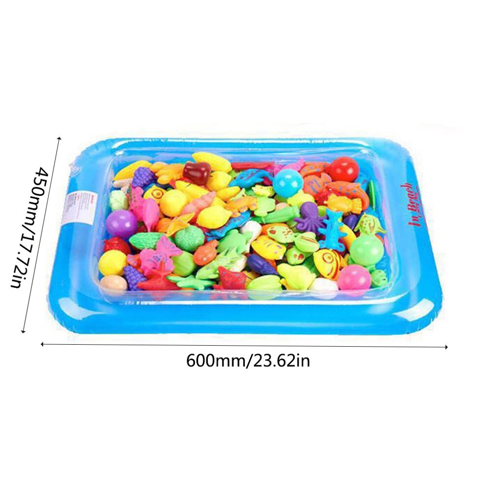 Opblaasbare Zand Tafel Vissen Speelgoed Opblaasbaar Zwembad Luchtkussen Opblaasbare Lade Zand Tafel Praktische Zwembaden