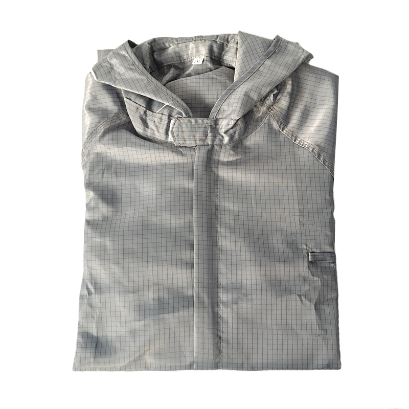 Carbon Fiber Geleidende Draad Antistatische Beschermende Kleding Spuiten Auto Verf Overall Stofdicht Met Kap