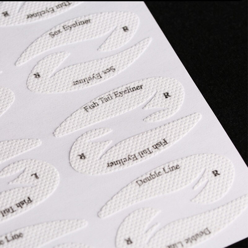 4 PCS Eye Makeup Quick Eyeliner Eyeshadow Stencil Stickies Lazy Useful Eye Shadow Moulds Card Draw Eye Template Beauty Tool