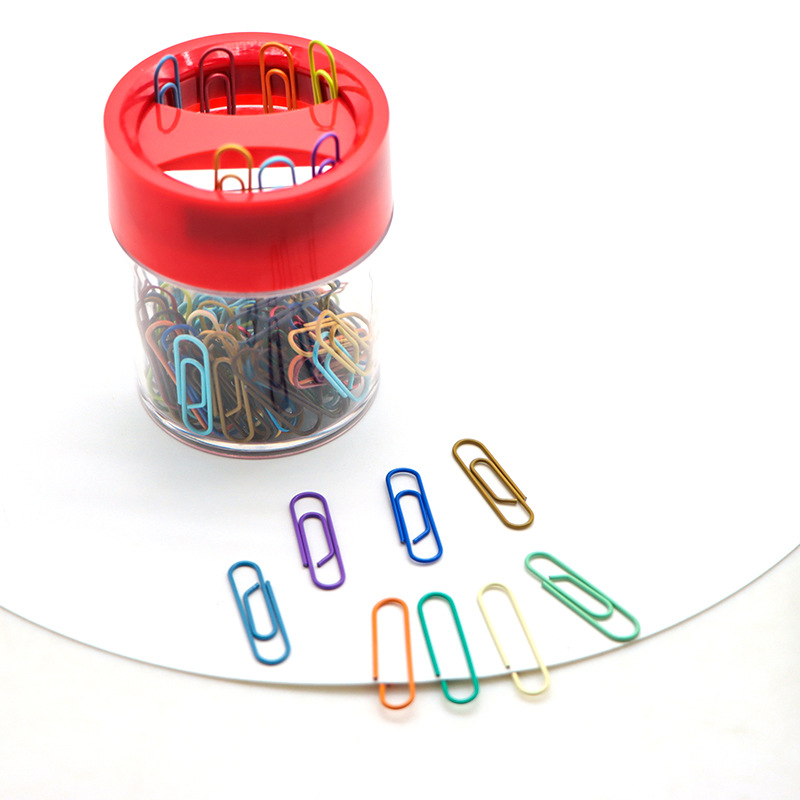 Paperclips Box For Office Clips Metal Paper Clip Holder Desk Clips Holder Magnetic Clips Dispenser Clip Container Desk Organizer