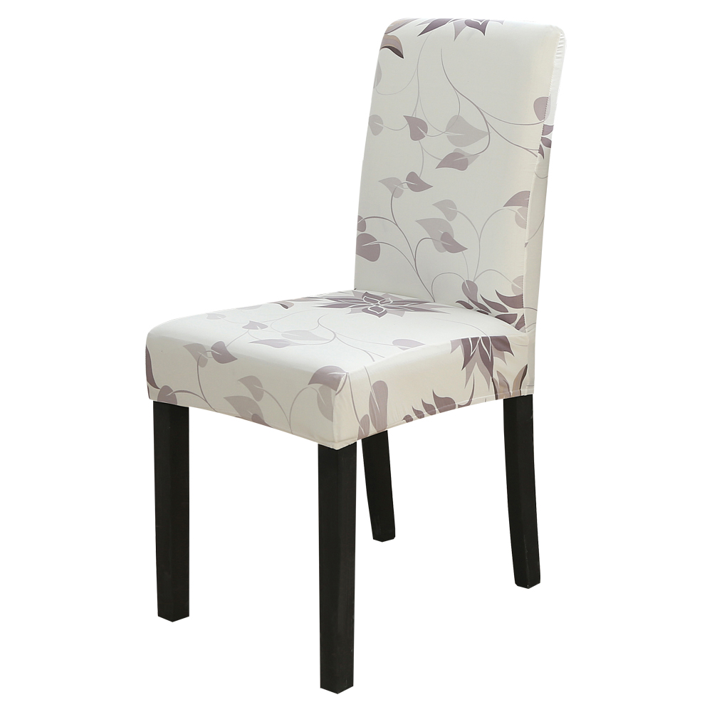 Elastische stoelhoes van spandex, woonkamer, eetkamerstoel, stretch, moderne bloemenprint, keuken, restaurant, hotel, hoes: 7-1pc