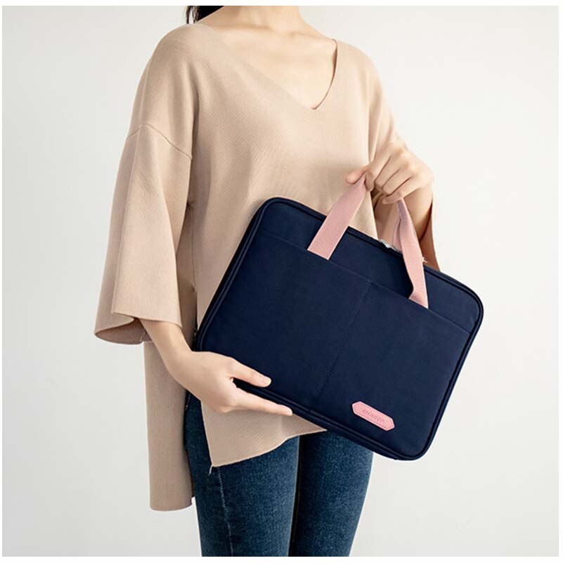 Women Laptop Briefcase Computer Bag Business Document Organizer Ipad Tote Ladies Handbag Messenger Document Bag