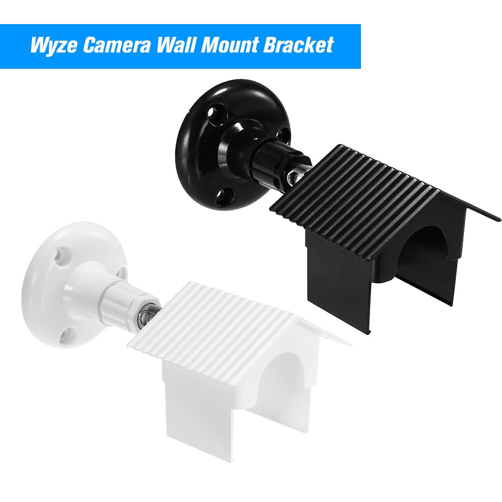 Wyze Camera Wall Mount Bracket Mount with Weather Proof Cover Case for WyzeCam and iSmartAlarm Spot Camera Anti-Sun Protection