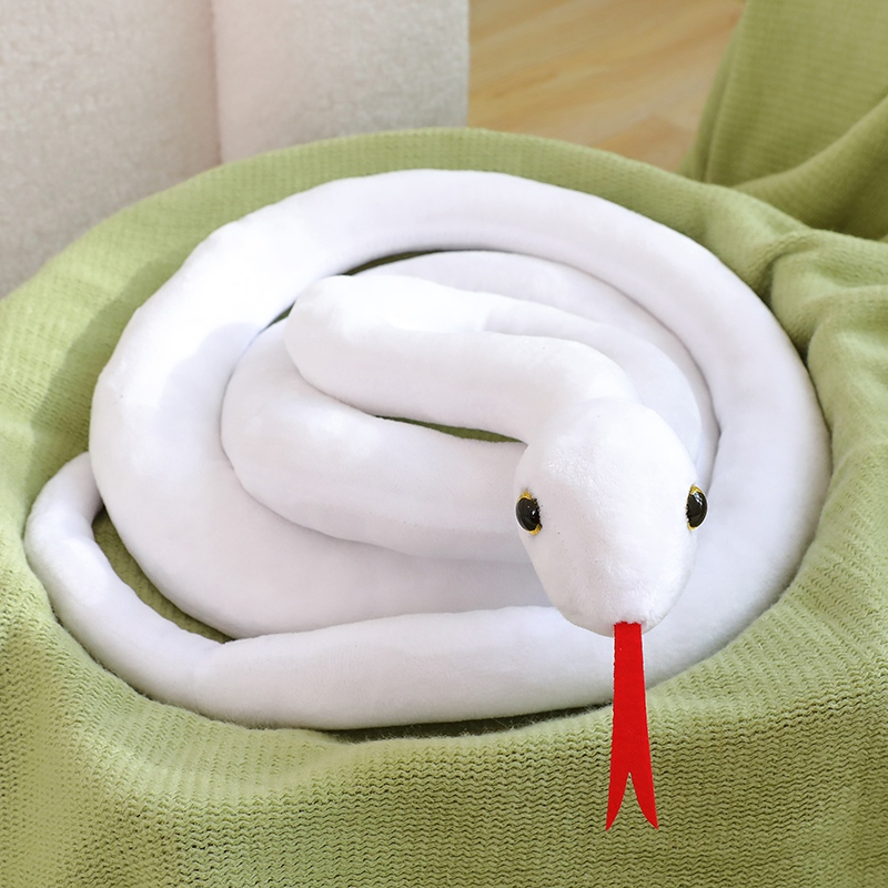 Jouet en peluche Python artificiel, Long serpent, jaune, Orange, vert, décoration de maison, décorations de