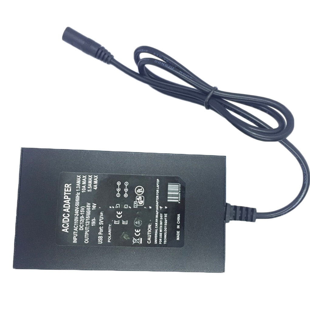 Replacement for Lenovo Universal 120W Laptop Adapter Power DC Charger Notebook AC Adapter Connectors