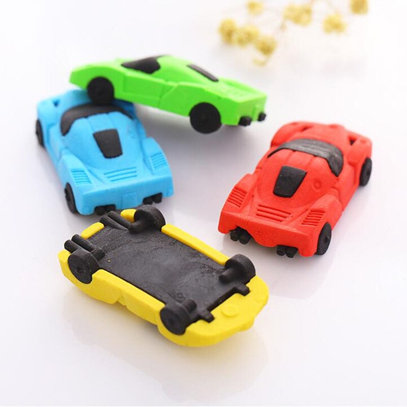 Molain Leuke gummen, 4 stuks Kawaii kattenpootgummen voor kinderen, intrekbare gummen, cartoon potloodgum voor jongens en meisjes, push-pull rubberen gum kattenrubbers voor schrijven, tekenen