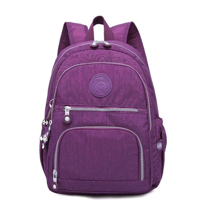 Female Backpack Women School Backpack for Teenage Girls Mochila Feminina Laptop Bagpacks Travel Bags Casual Sac A Dos: Purple