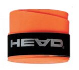 10pcs/lot Head Tennis Racket PU Overgrip Anti-skid Sweat Absorbed Soft Wrap Taps Tenis Racquet Damper Dry Vibration Tacky Grips: Orange