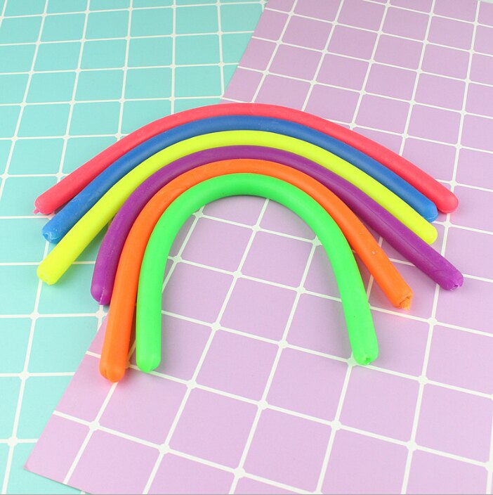 Hand hyperflexion stretchig antistress skämt nudlar rep leksak anti stress leksaker string fidget autism ventil leksaker wyq