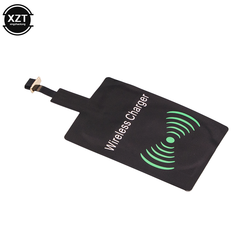 Universele qi-ontvanger voor samsung galaxy  s5 j7 j3 j5 a3 , draadloze oplader, ontvangeradapter voor android-telefoon, oplaadspoel: Default Title