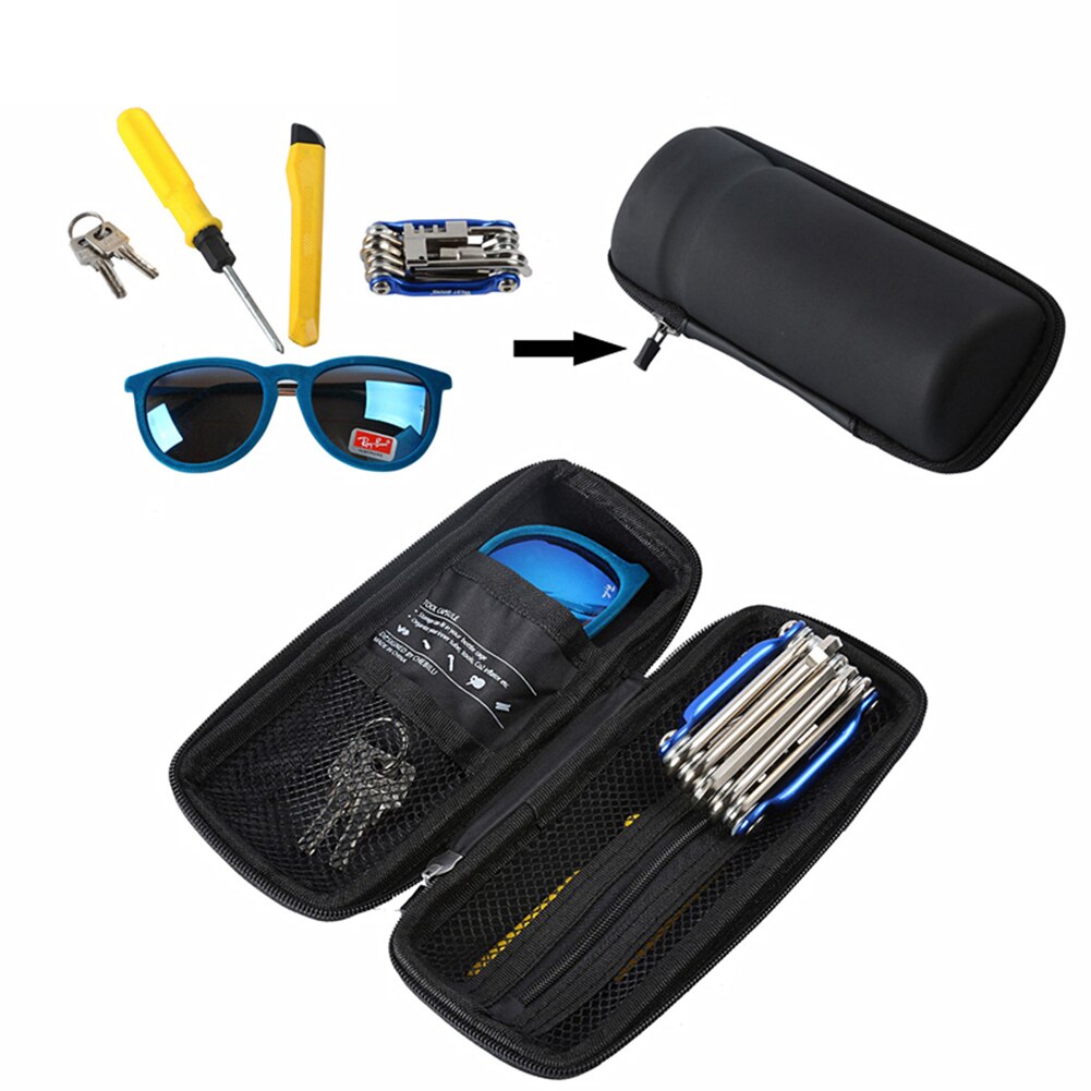 Capsule Case Organizer Cycling Equipment Kettle Bicycle Tool Kit Bag Hard Shell Bike Maintenance Repair Tools Storage Box