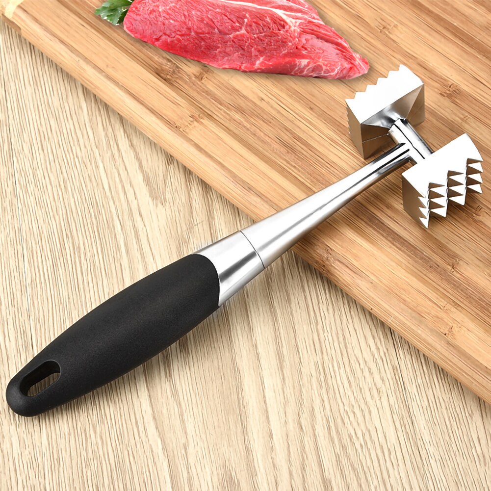 Kitchen Tender Loose Meat Stainless Steel hammer Steak Meat Hammer Tenderizer Cooking Tools Kitchenware: Default Title