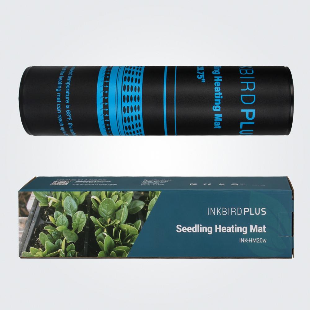 Inkbird INK-HM20w Waterproof Seedling Heat Mat with Stable&amp;Flexible Construction for Plant Germination&amp;Indoor Home Garden MET