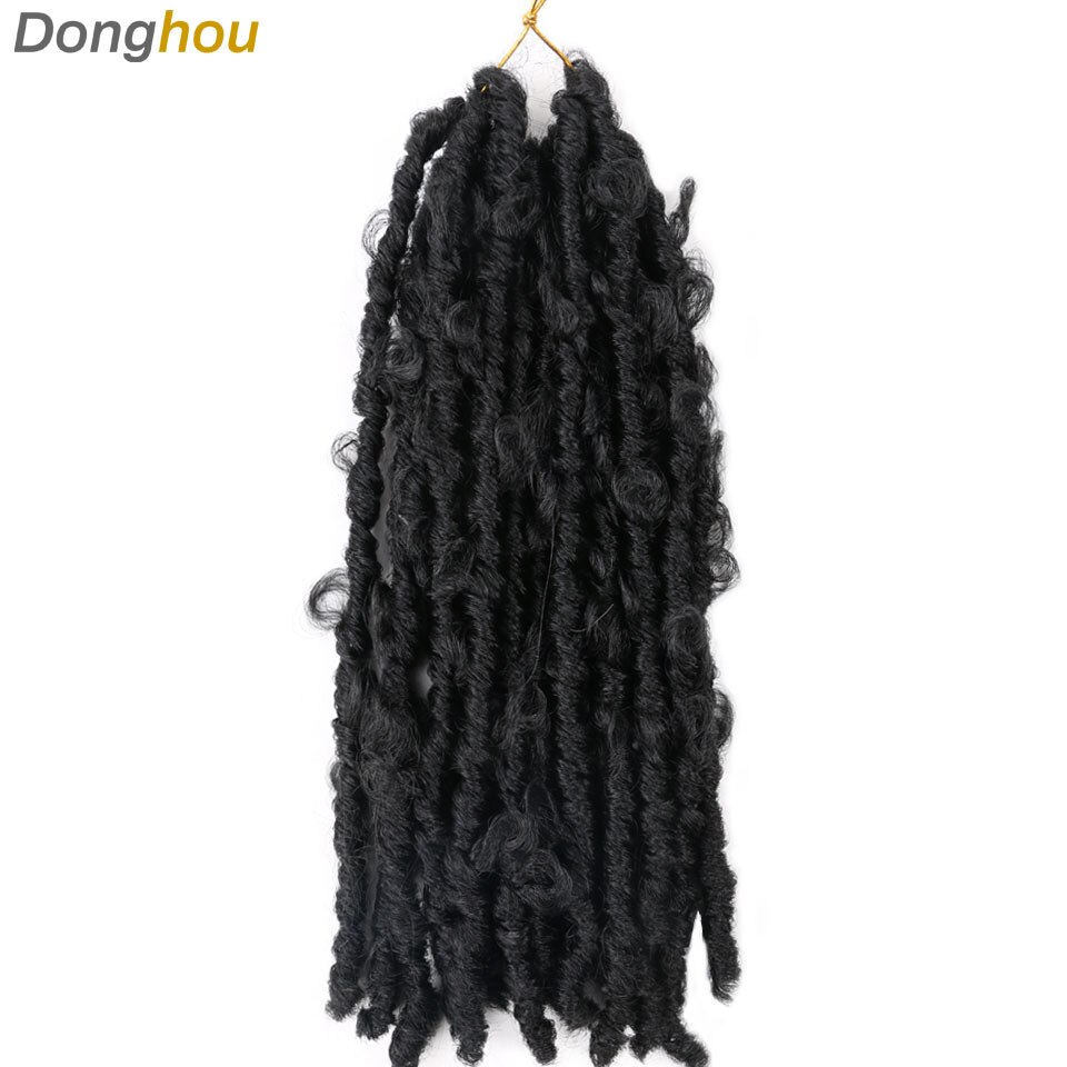 betrübt Schmetterling Loks Häkeln Haar Synthetische Häkeln Geflecht Schlösser Schmetterling Faux Loks 1B 27 30 1B Insekt Schwarz Chaotisch Weichen locs: 1B Farbe / 1 Teile/los