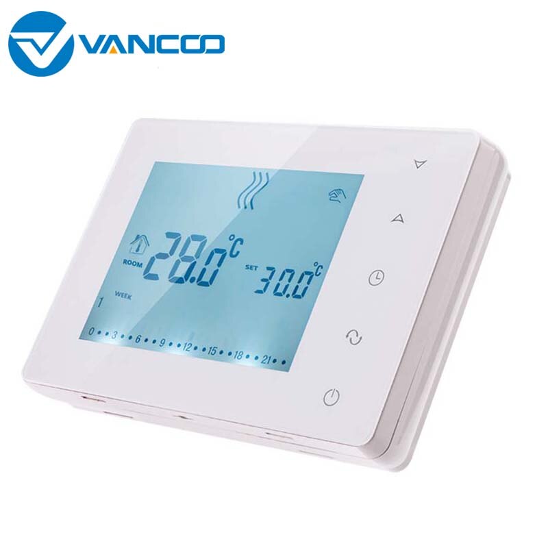 Wireless Thermostat 220V Hub Controller 8 Sub-chamber Valve LCD Box Indicates 8 Channels Concentrator for Gas Boiler Heating